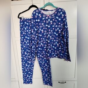 Cuddle Johns Cuddle Duds XL 10-12 Pajamas Nwot Comfy Cozy Quality Happy Soft